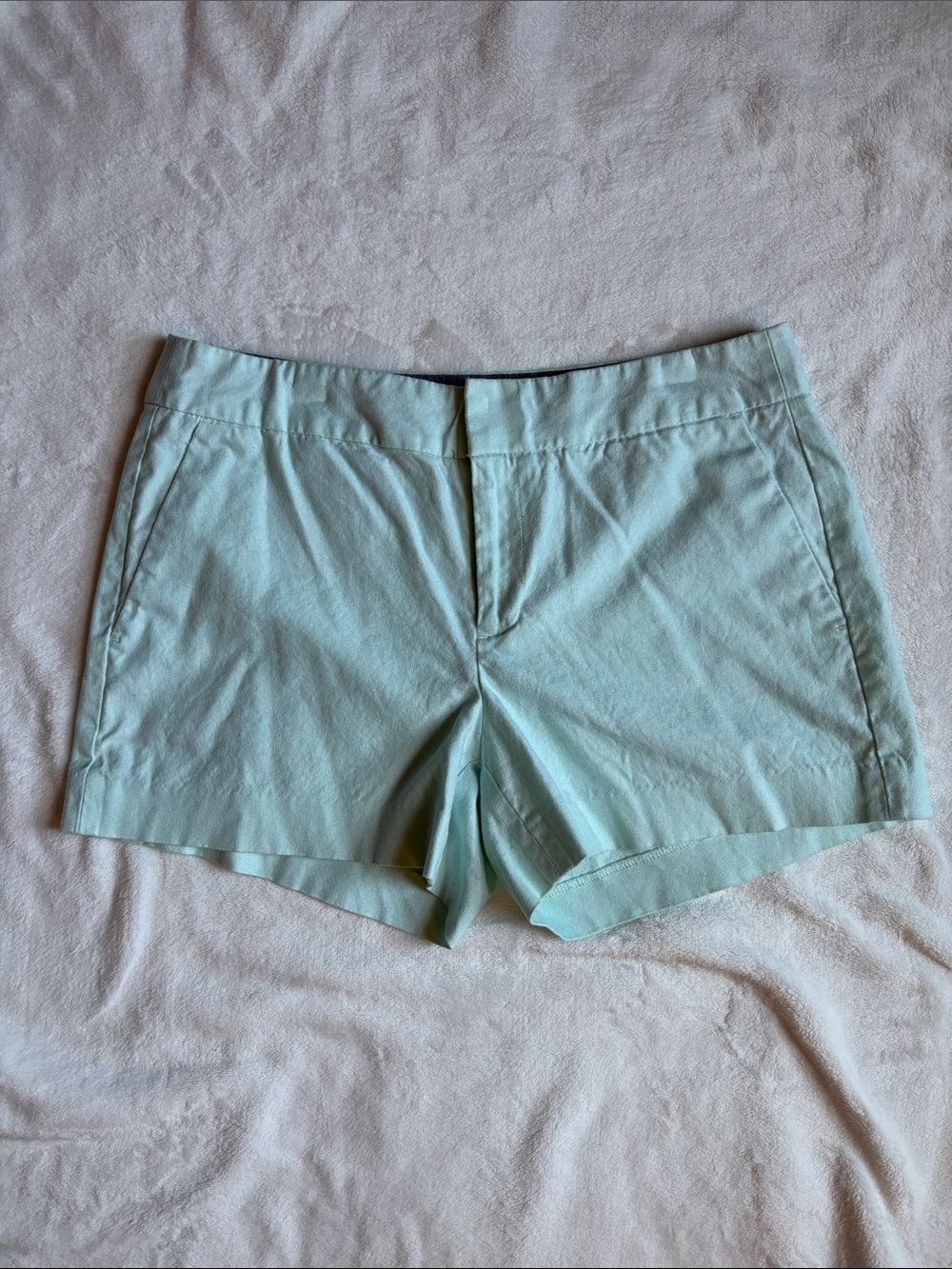 Banana Republic Lightweight Cotton Chino Shorts Mint Size 8